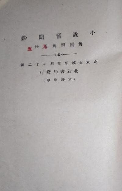 小說舊聞鈔書影6