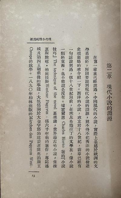 小說論